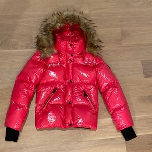 SAM. Girls’ Elsa Hooded Down Jacket with Faux Fur Hood